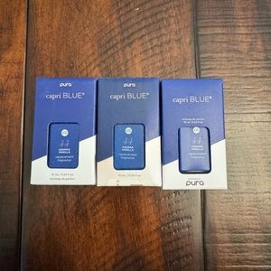 3 NIB capril blue Havana Vanilla Pura refills